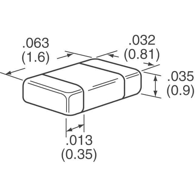 06035C102M4T2A KYOCERA AVX  Ceramic Capacitors